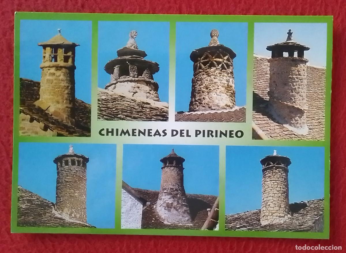 Postales: POSTAL POST CARD ESPA&Ntilde;A SPAIN CHIMENEAS T&Iacute;PICAS DEL PIRINEO ARAGON&Eacute;S..CHIMNEYS CHEMIN&Eacute;ES..ESPAGNE...