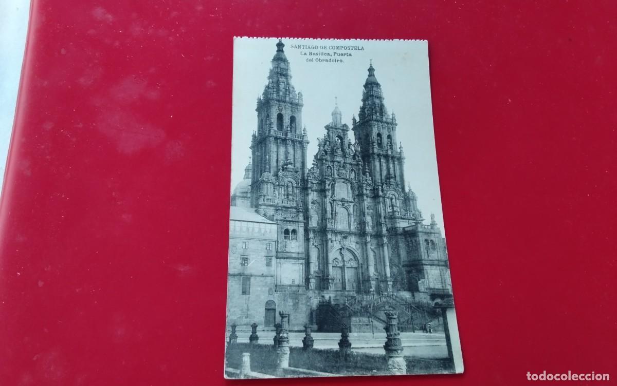 Postales: SANTIAGO DE COMPOSTELA , POSTAL ANTIGUA, BLANCO Y NEGRO