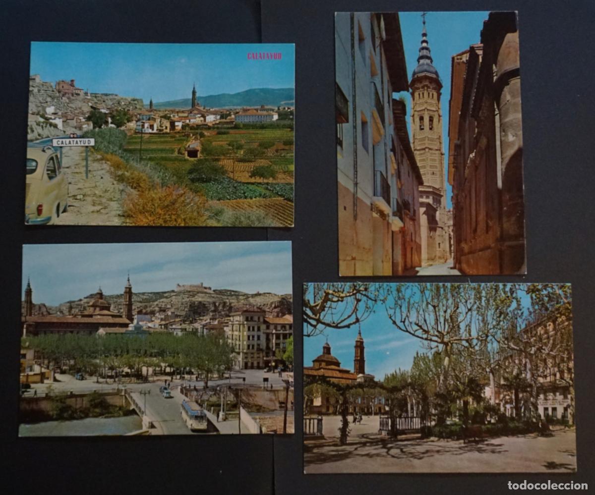 Postales: 4 postales sin circular de Calatayud (Zaragoza). sin circular, editadas el a&ntilde;o 1966