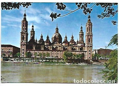 Postales: EL PILAR Y RIO EBRO.- ZARAGOZA