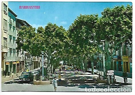 Postales: PASEO DEL GENERALISIMO.- BARBASTRO / HUESCA - Foto 1