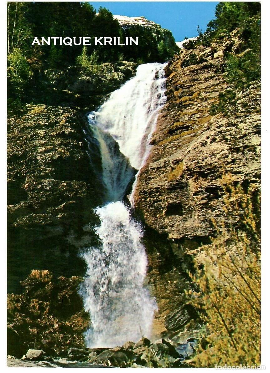 Postales: BIELSA / VALLE DE PINETA N&ordm; 334 CASCADA LARRI / FOTO PE&Ntilde;ARROYA / SIN FRANQUEAR