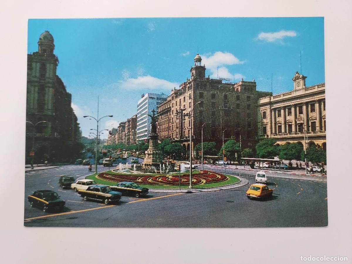Postales: POSTAL ZARAGOZA PLAZA ESPA&Ntilde;A AVENIDA INDEPENDENCIA. 1976. SIN CIRCULAR. ARAGON