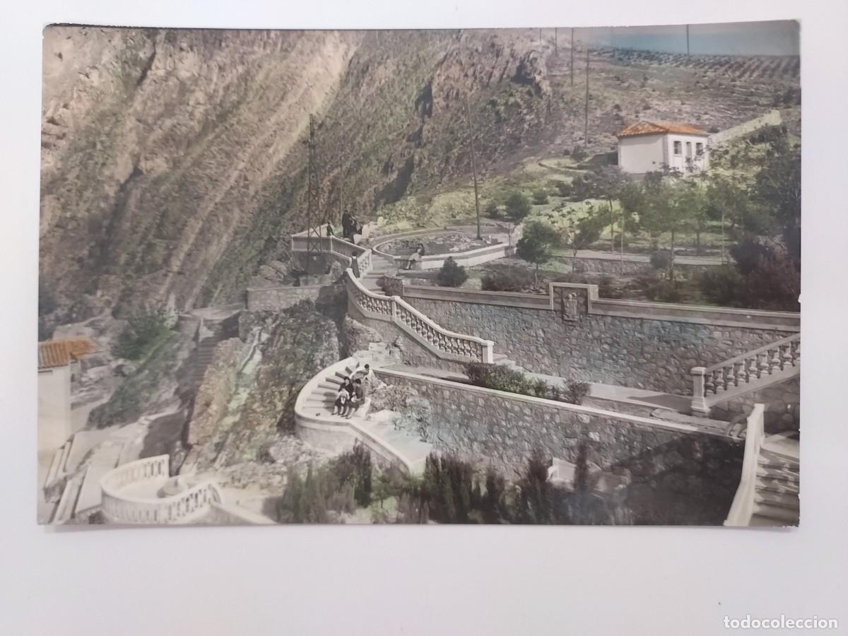Postales: POSTAL ALHAMA DE ARAGON MIRADOR DEL JALON. COLOREADA. MONTA&Ntilde;ES 19. ESCRITA 1964. ZARAGOZA