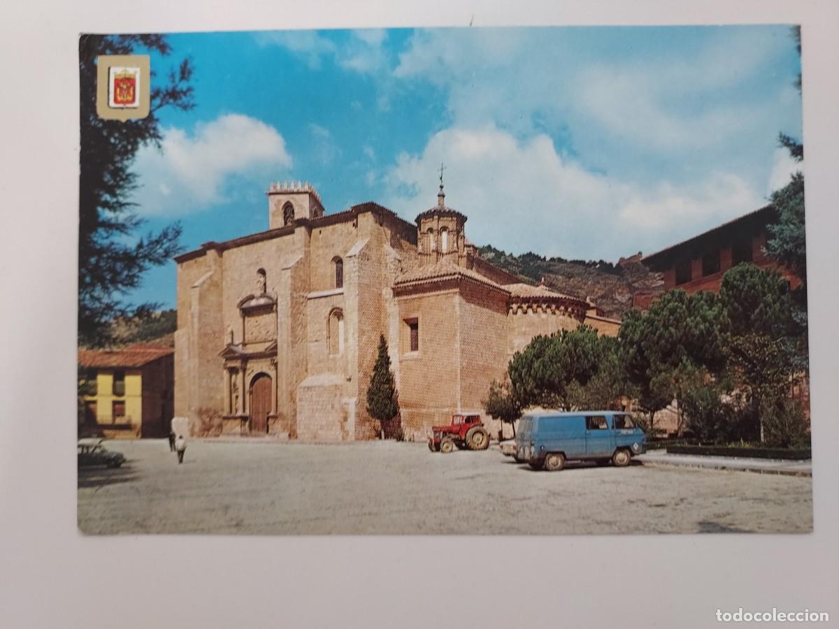 Postales: POSTAL DAROCA PLAZA ESPA&Ntilde;A BASILICA SANTA MARIA. 1972. SIN CIRCULAR. ZARAGOZA. TRACTOR FURGONETA
