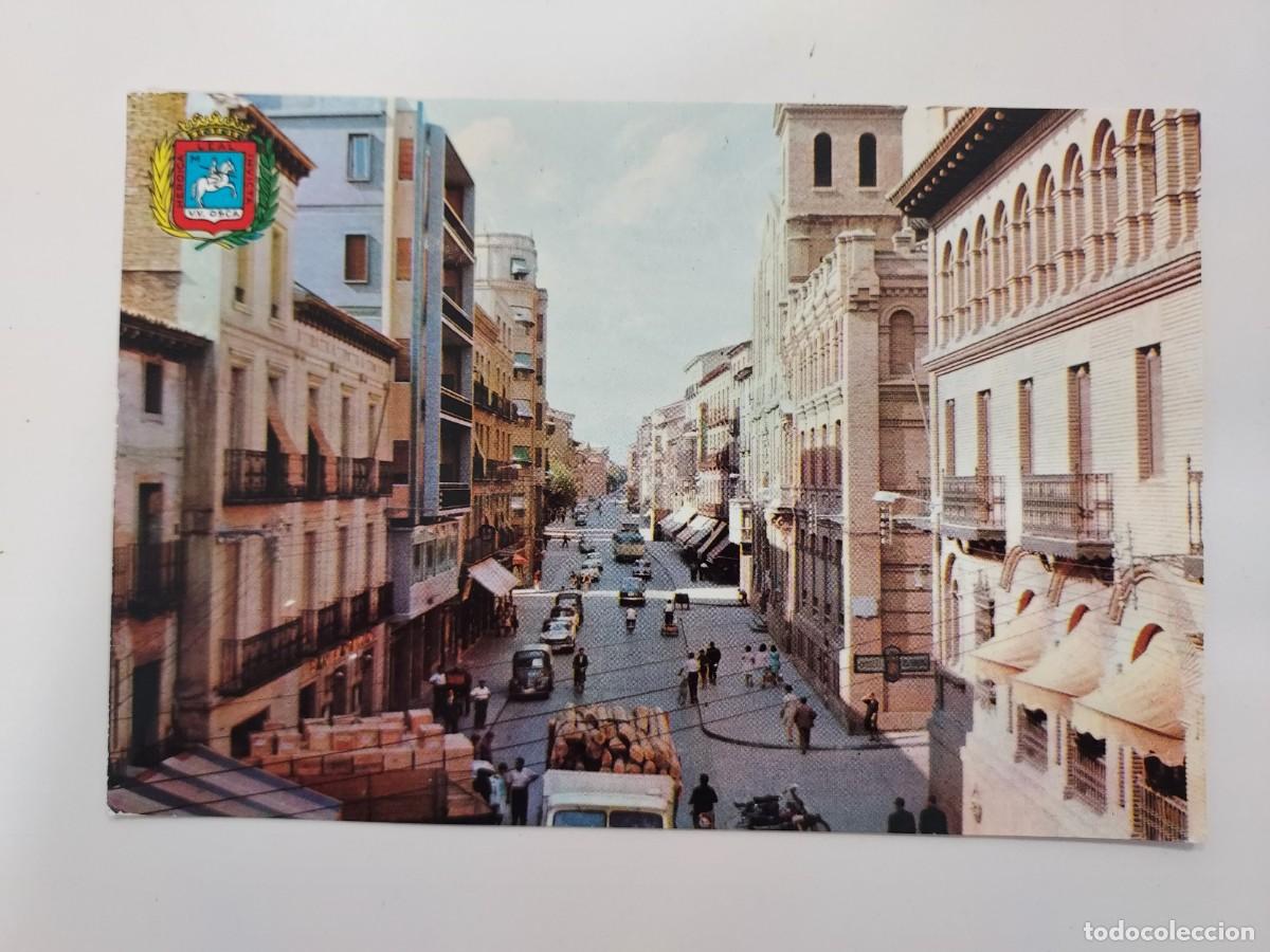 Postales: POSTAL HUESCA COSO ALTO Y CORREOS. 1963. ESCRITA