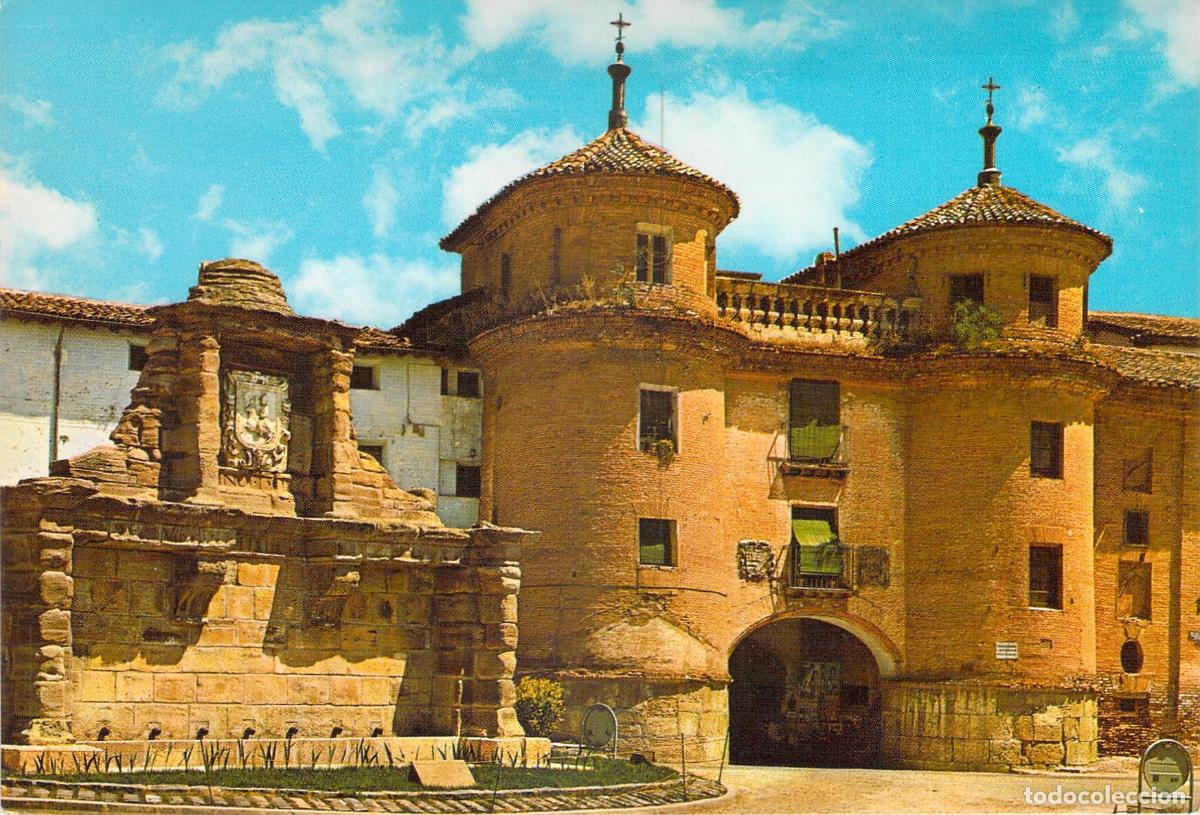 Postales: Postal de Calatayud - Puerta de Terrer y Fuente