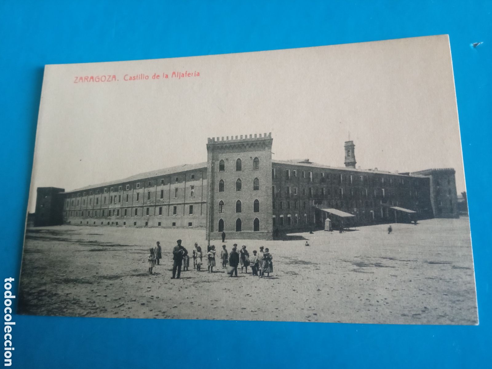 Postales: Antigua postal fotogr&aacute;fica, Zaragoza, Castillo de la Alfajeria