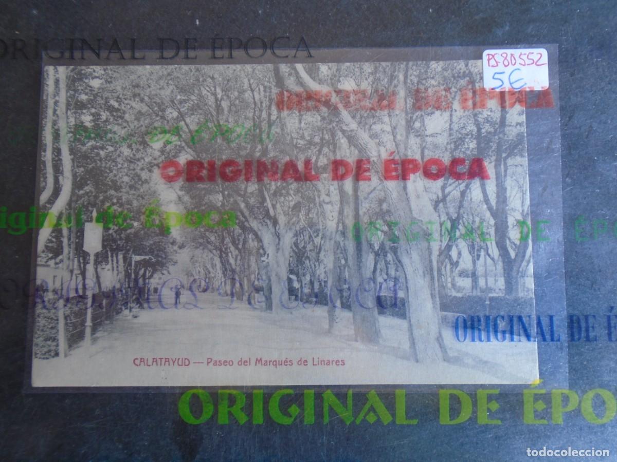 Postales: (PS-80552)POSTAL DE CALATAYUD-PASEO DEL MARQUES DE LINARES
