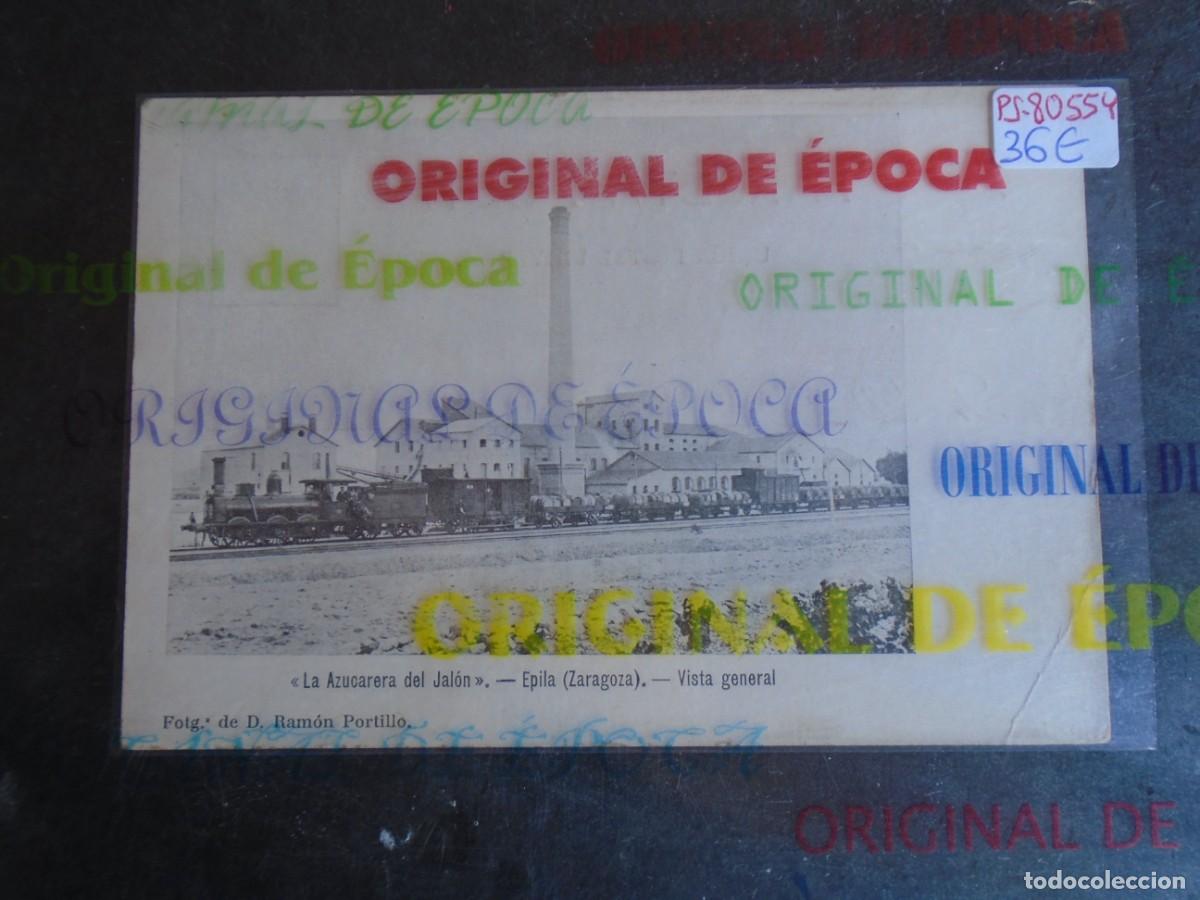 Postales: (PS-80554)POSTAL DE EPILA(ZARAGOZA)-LA AZUCARERA DEL JALON.VISTA GENERAL