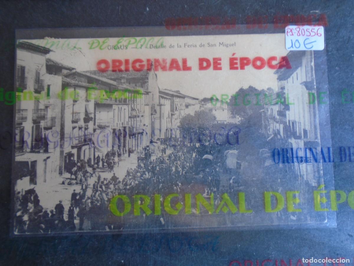 Postales: (PS-80556)POSTAL DE GRAUS(HUESCA)-DETALLE DE LA FERIA DE SAN MIGUEL