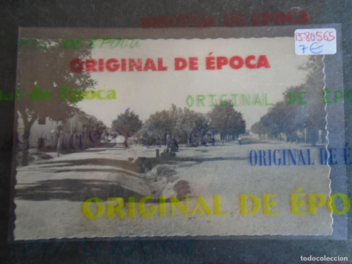 Postales: (PS-80565)POSTAL DE CALANDA(TERUEL)-GLORIETA Y CARRETERA DE LA ESTACION
