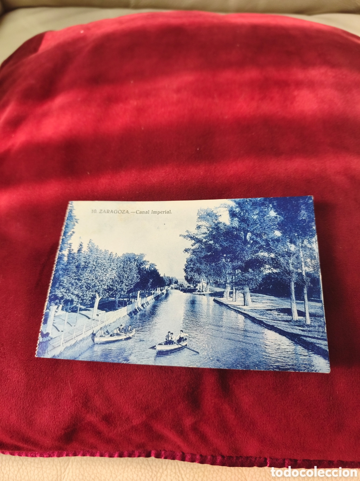 Postales: Antigua postal .Zaragoza - Canal Imperial.