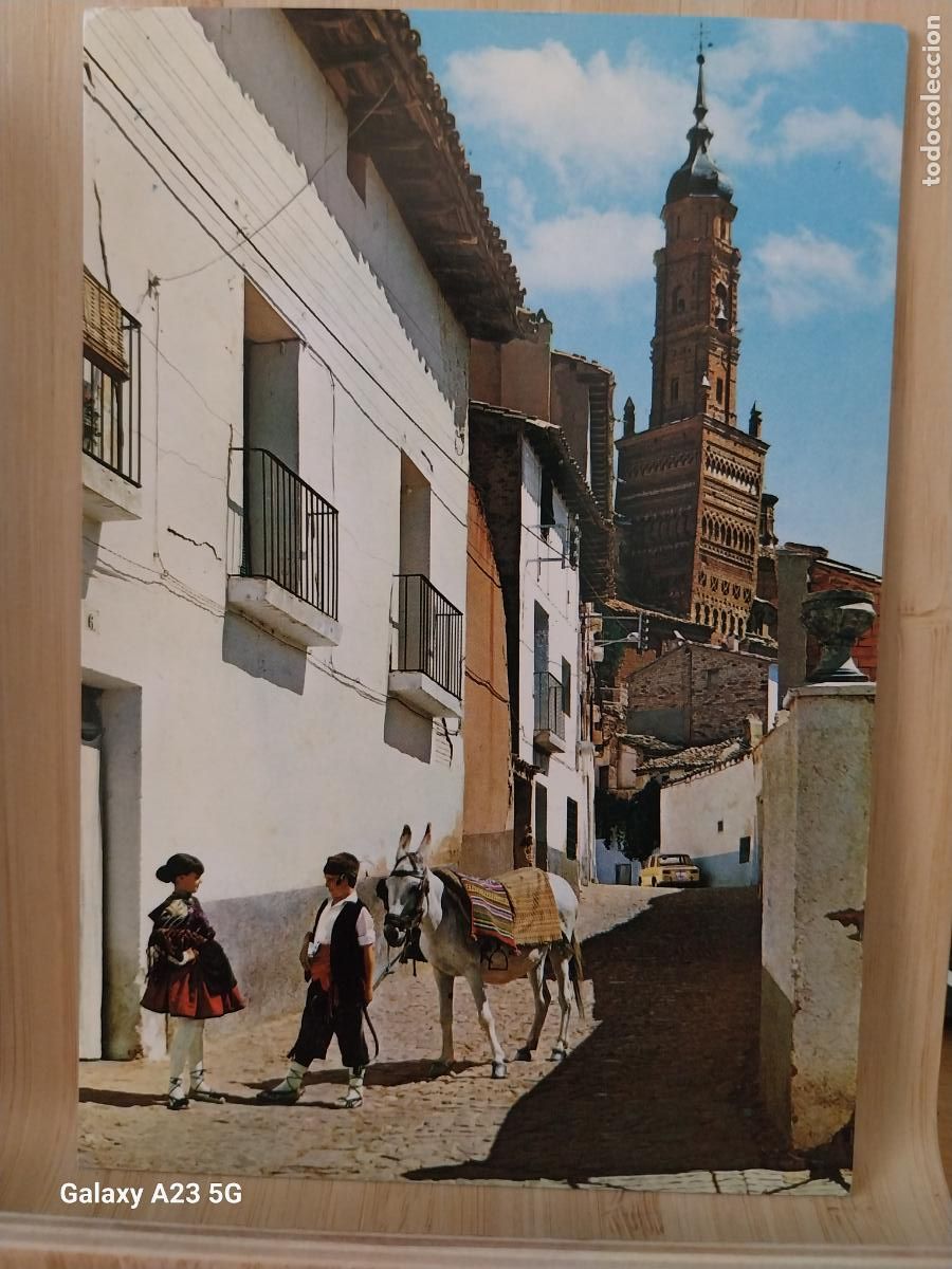Postales: ATECA CALLE BARRIO NUEVO ED VDA DE TOMAS BLASCO 1 SC ORIGINAL ANIMADA