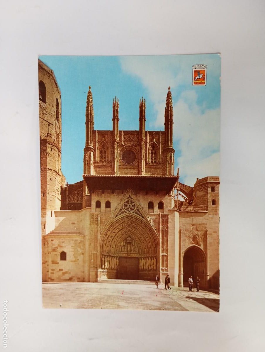 Postales: POSTAL DE HUESCA IGLESIA CATEDRAL ARTE G&Oacute;TICO. TDKP29X