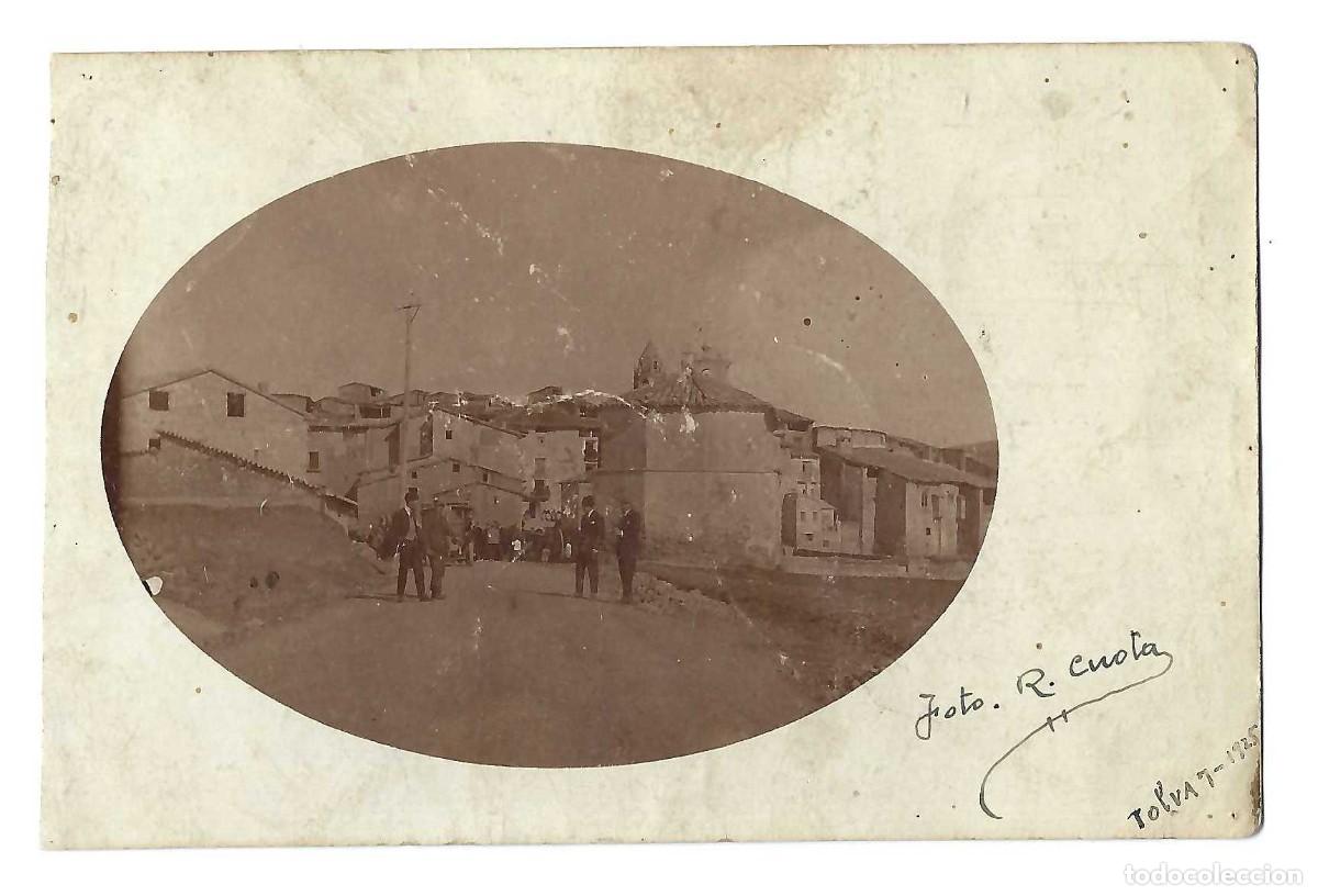 Postales: ANTIGUA POSTAL FOTOGR&Aacute;FICA- TOLVA. HUESCA. ANIMADA. FOTO R. CUOTA. 1925