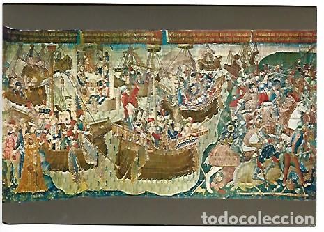 Postales: &rdquo; LAS NAVES - THE SHIPS &rdquo;.- MUSEO DE TAPICES , CATEDRAL DE LA SEO.- ZARAGOZA