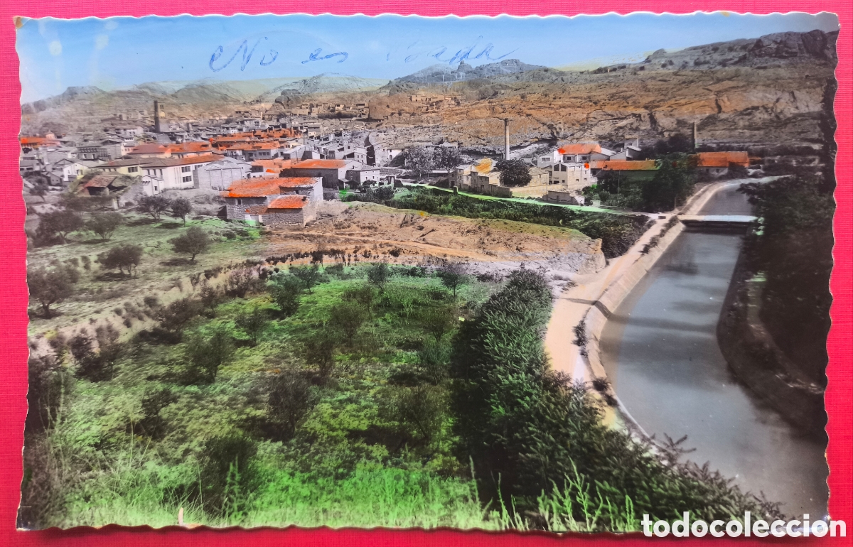 Postales: TAMARITE POSTAL COLOREADA CIRCULADA HUESCA C. 1960