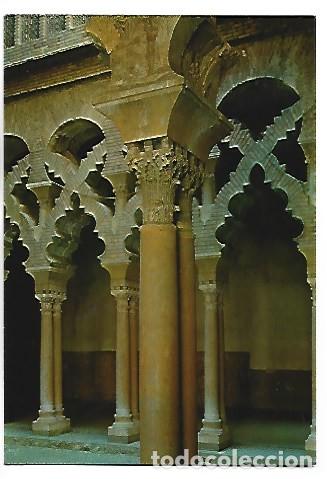 Postales: &rdquo; PATIO DE LOS MARMOLES, SIGLO XI &rdquo;.- CASTILLO DE LA ALJAFERIA.- ZARAGOZA