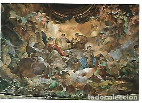 Postales: &rdquo; CUPULA. ALEGORIA DE LA VENIDA DE LA VIRGEN &rdquo;.- BASILICA DEL PILAR.- ZARAGOZA