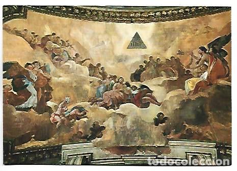 Postales: &rdquo; LA GLORIA &rdquo;.- BOVEDA DEL CORETO DE LA VIRGEN.- TEMPLO DEL PILAR.- ZARAGOZA