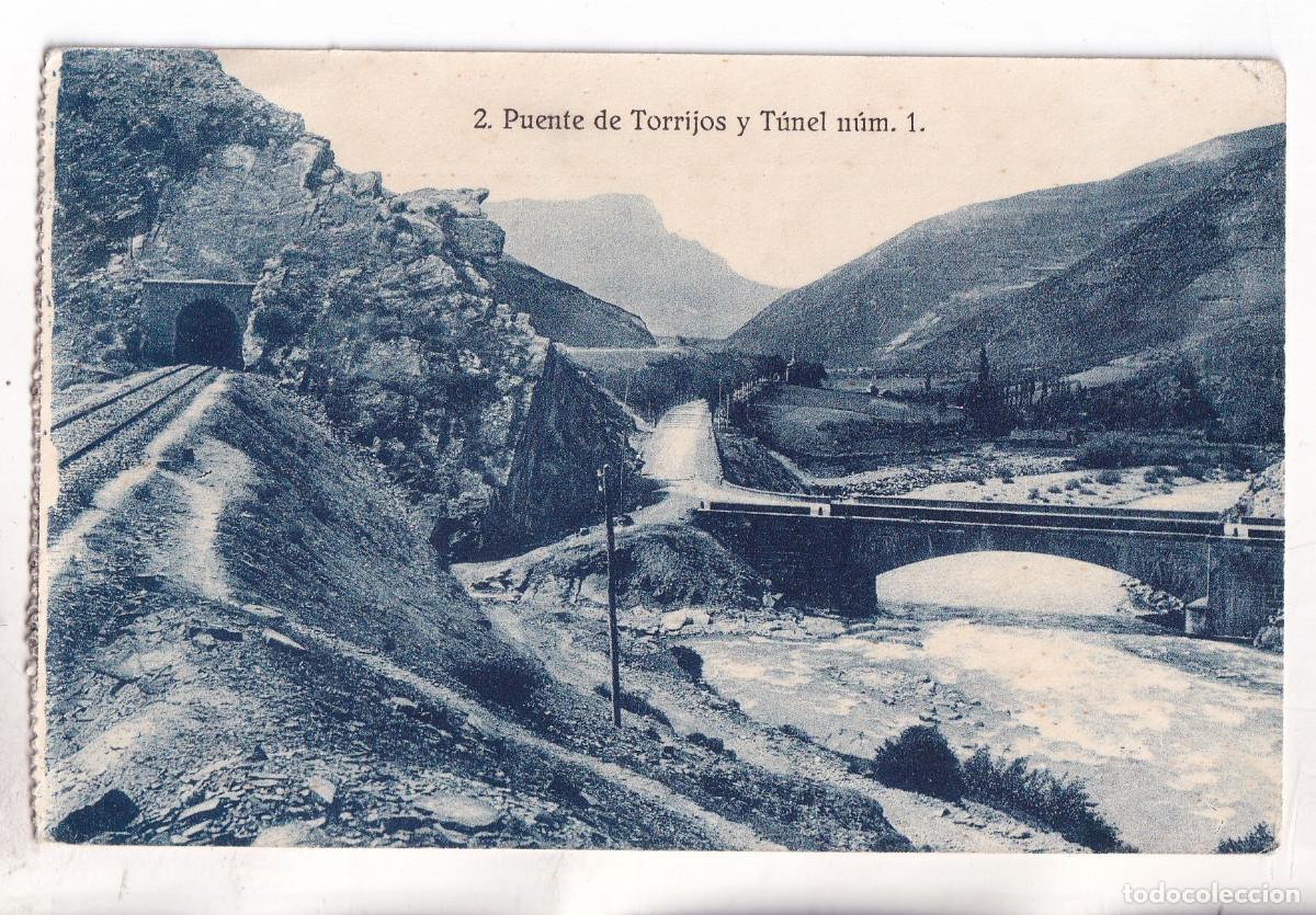 Postales: POSTAL. 3. PUENTE DE TORRIJOS Y T&Uacute;NEL N&ordm; 1. JACA. HUESCA.