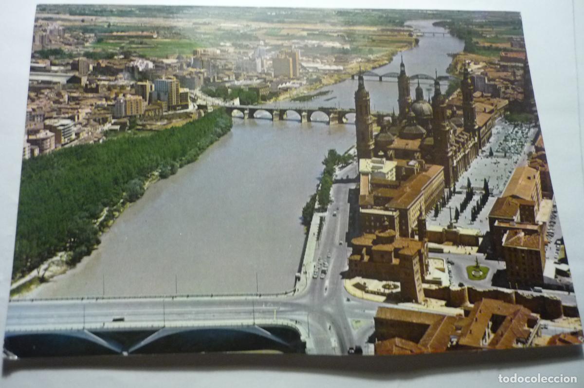 Postales: postal zaragoza -puente santiago y basilica pilar