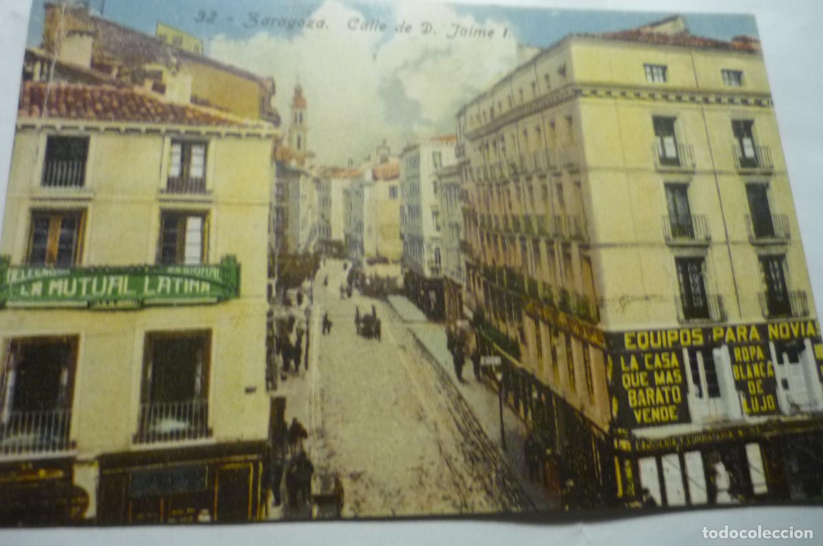Postales: postal zaragoza calle jaime l