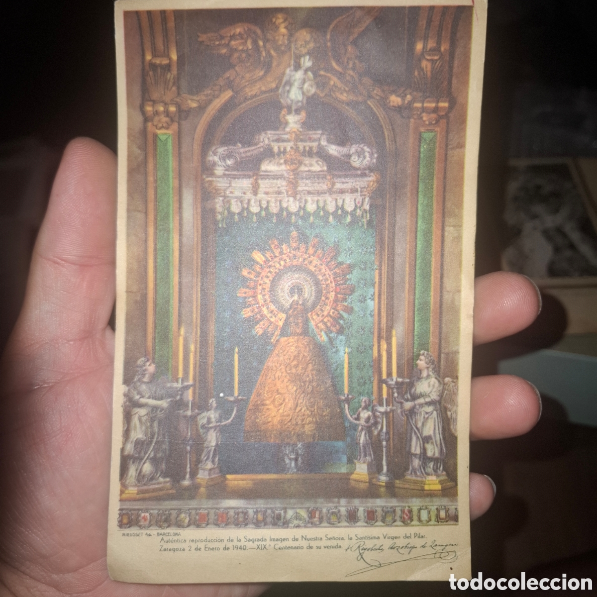 Postales: Postal virgen del pilar Zaragoza