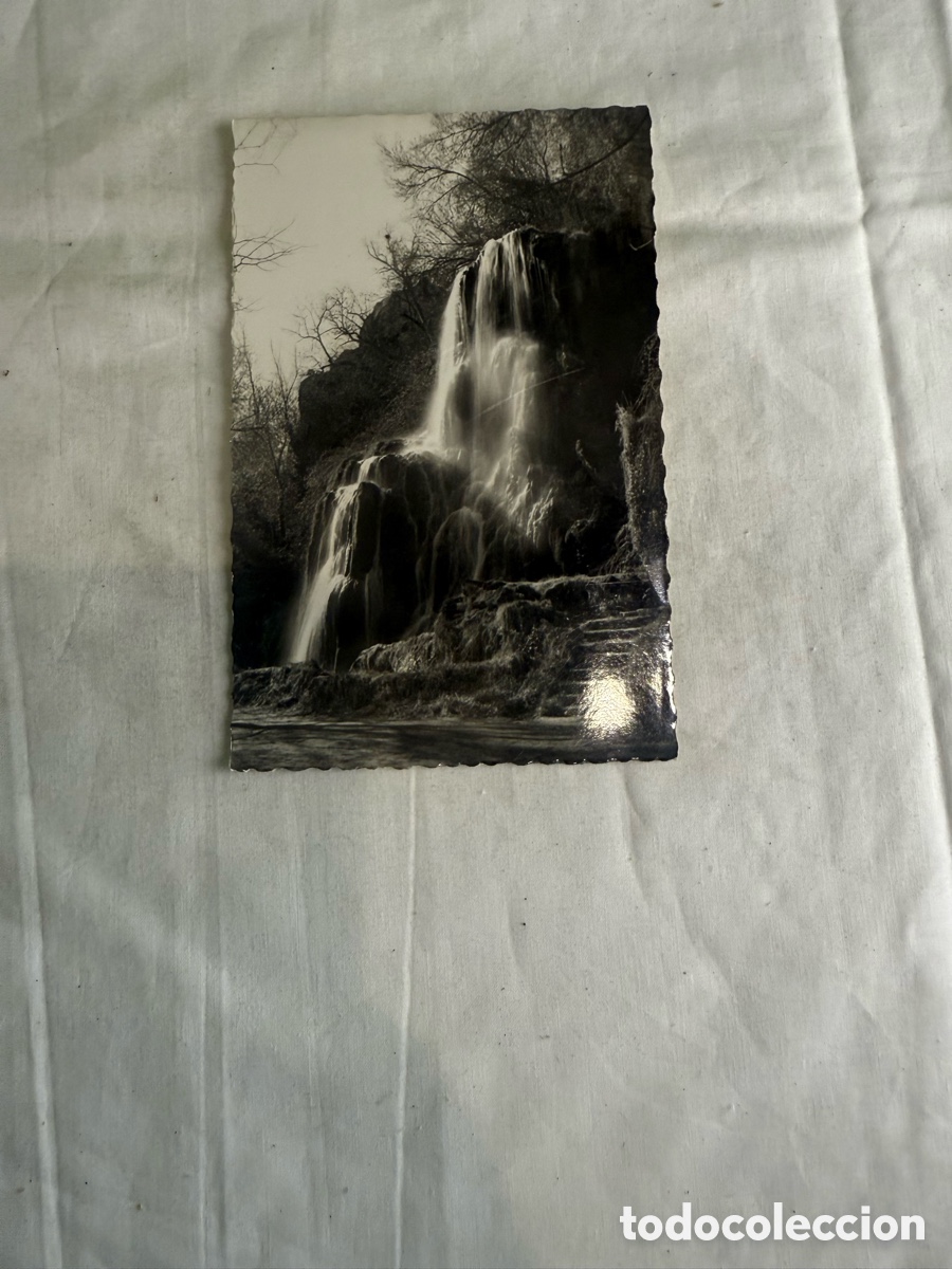 Postales: Postal Monasterio de Piedra Cascada Trinidad Blanco y negro Original de la &eacute;poca