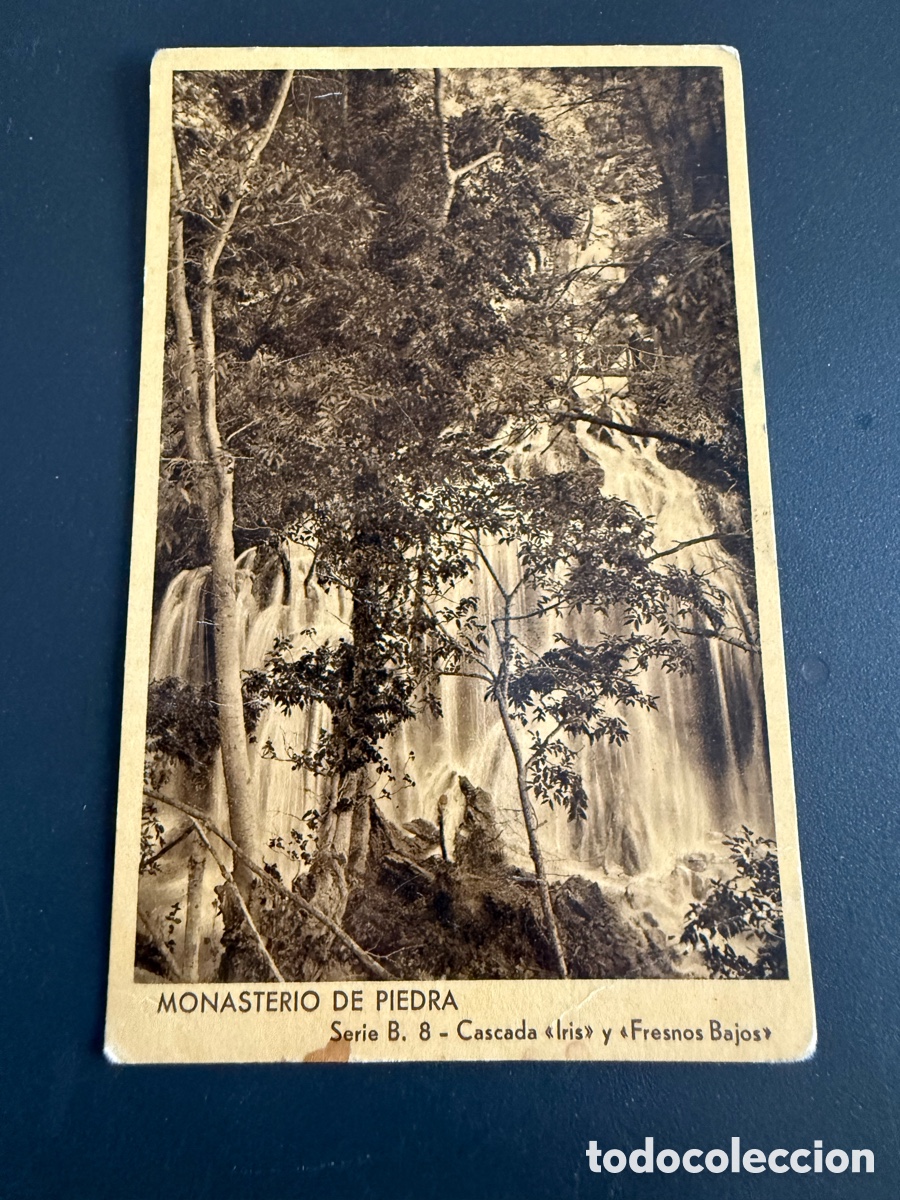 Postales: Postal MONASTERIO DE PIEDRA. Cascada IRIS y FRESNOS BAJOS