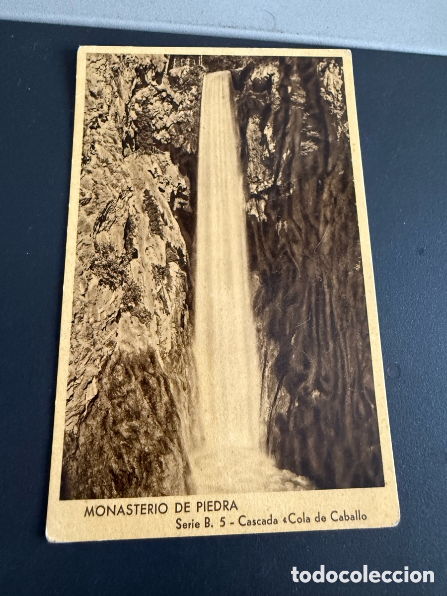 Postales: Postal MONASTERIO DE PIEDRA. Cascada COLA DE CABALLO