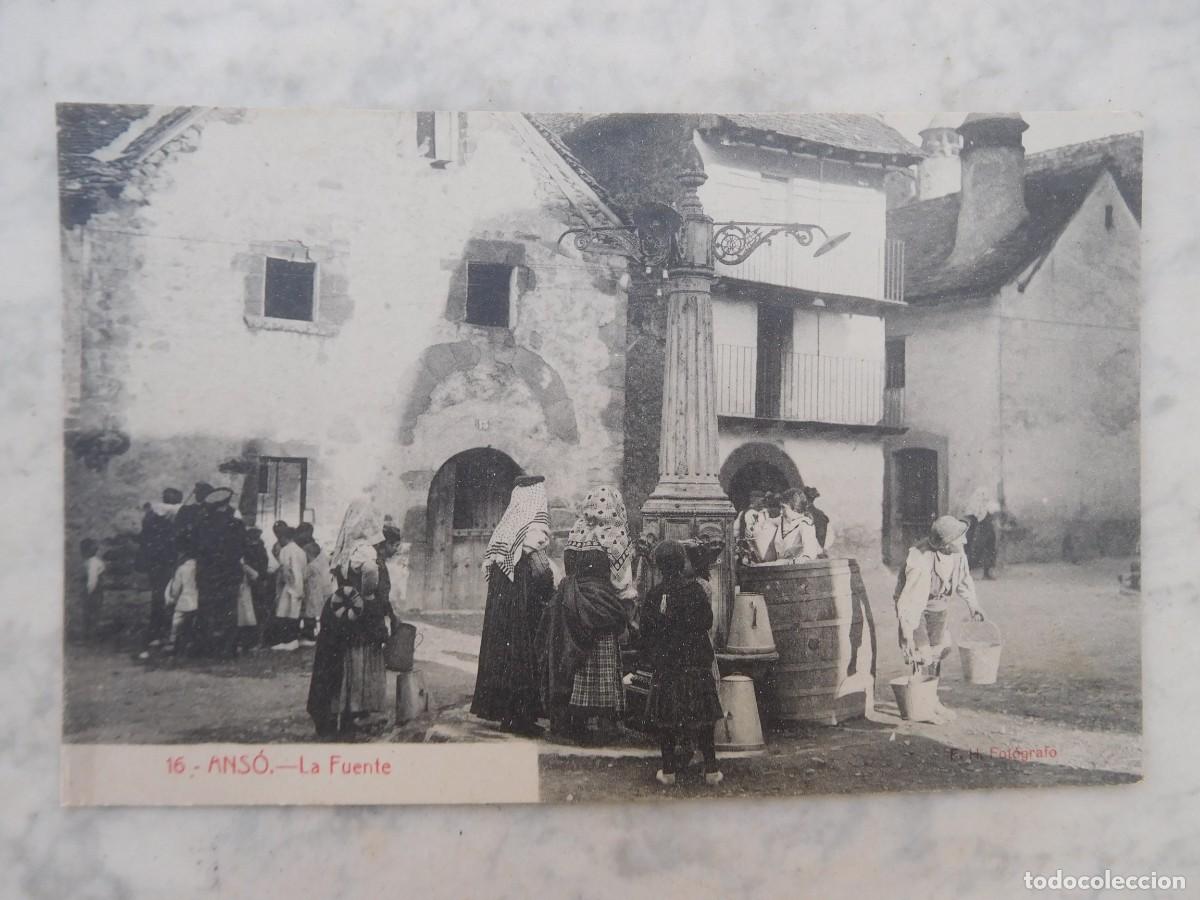 Postales: Postal antigua de Ans&oacute;. La fuente. Edici&oacute;n F.H.