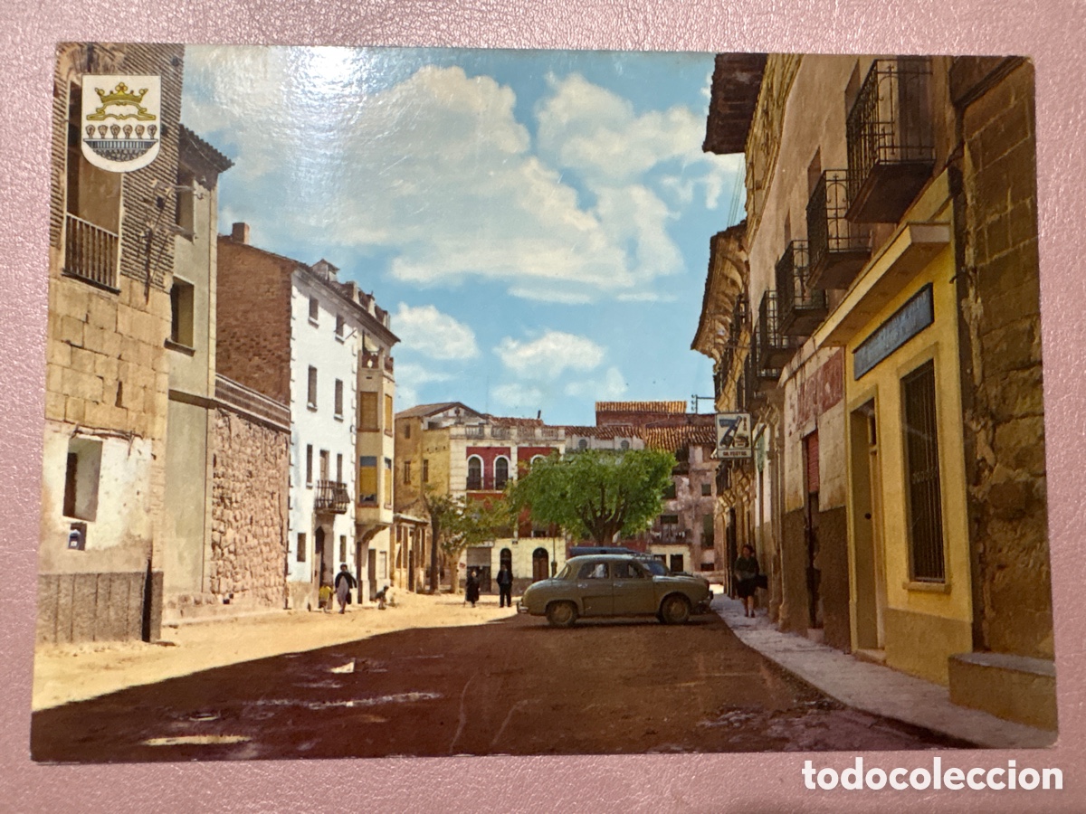 Postales: POSTAL DE FONZ ( HUESCA ) PLAZA GENERAL FRANCO