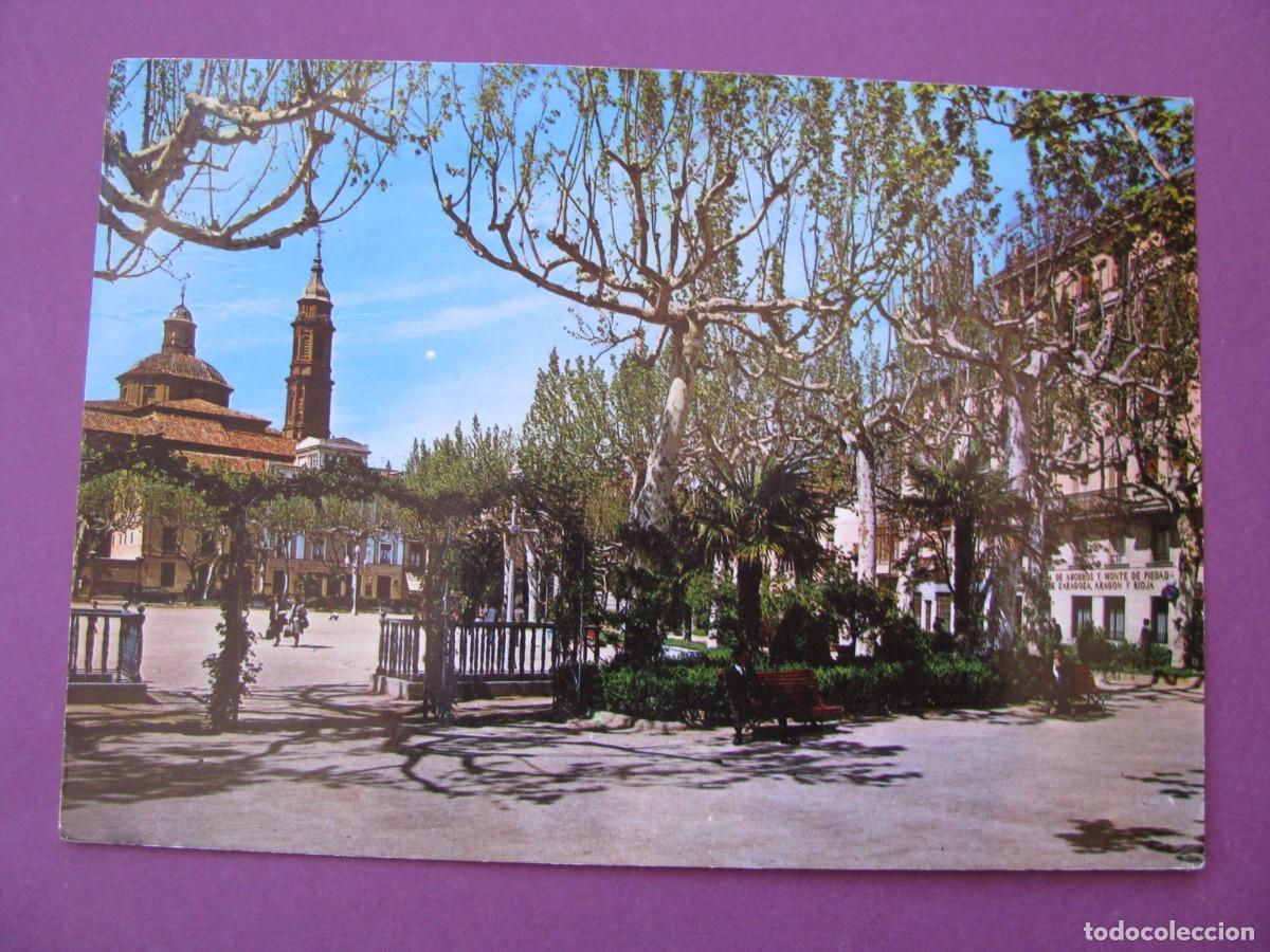 Postales: POSTAL DE CALATAYUD. PLAZA DEL GENERALISIMO. ED. SICILIA. ESCRITA 1967