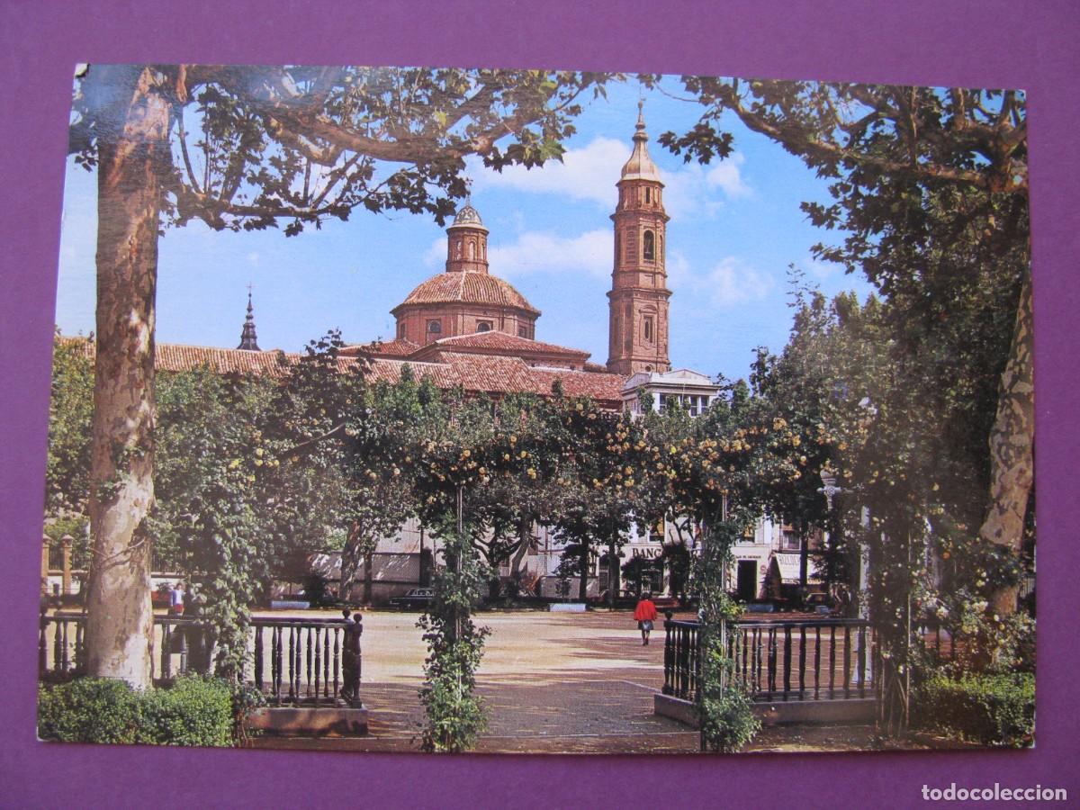 Postales: POSTAL DE CALATAYUD. PLAZA DEL GENERALISIMO. GARCIA GARRABELLA. 8. ESCRITA 1970