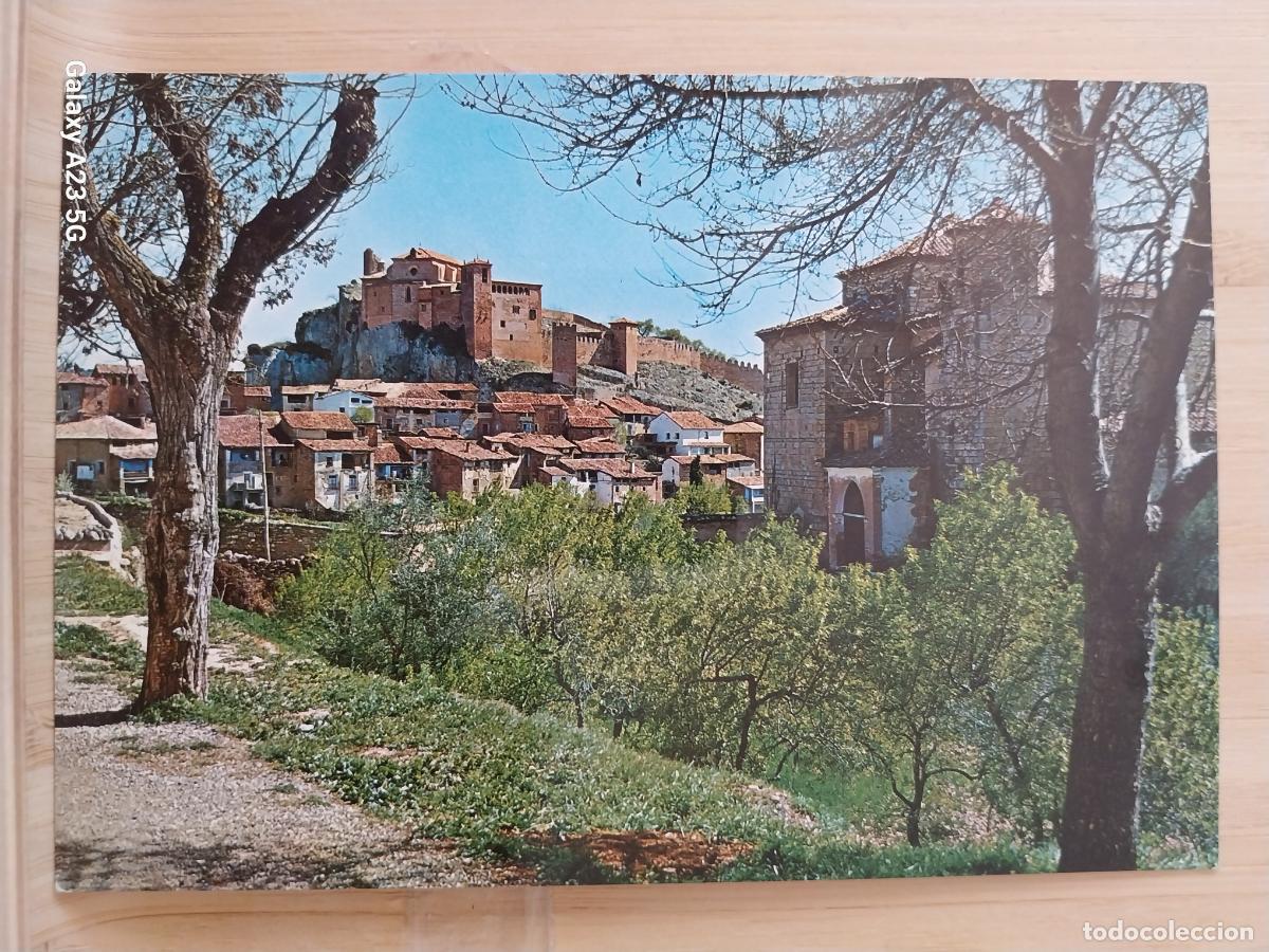 Postales: ALQUEZAR HUESCA CASTILLO COLEGIATA ED SICILIA 2 SC ORIGINAL VISTA PUEBLO