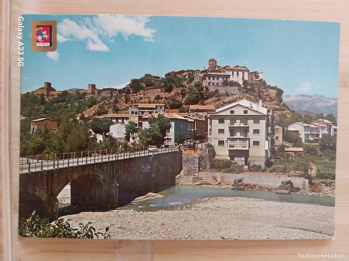 Postales: PIRINEO ARAGONES AINSA ED FISA 3224 SC ORIGINAL ANIMADA COCHES CLASICOS