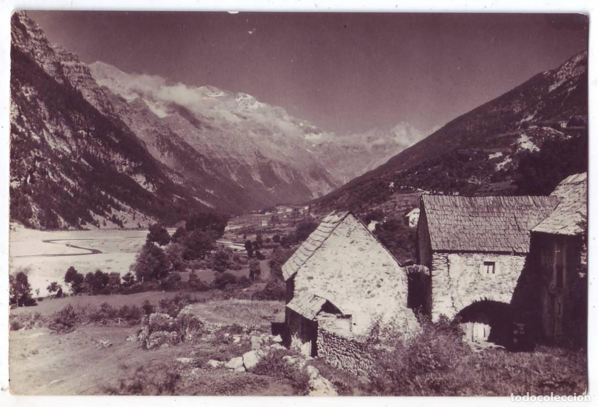 Postales: Espierba y Sierra del Du (Huesca). A. Campa&ntilde;&aacute; y J. Puig-Ferr&aacute;n. Circulada (A&ntilde;os 50)