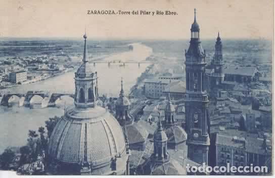 Postales: ZARAGOZA ESCRITO TEMPLO DEL PILAR