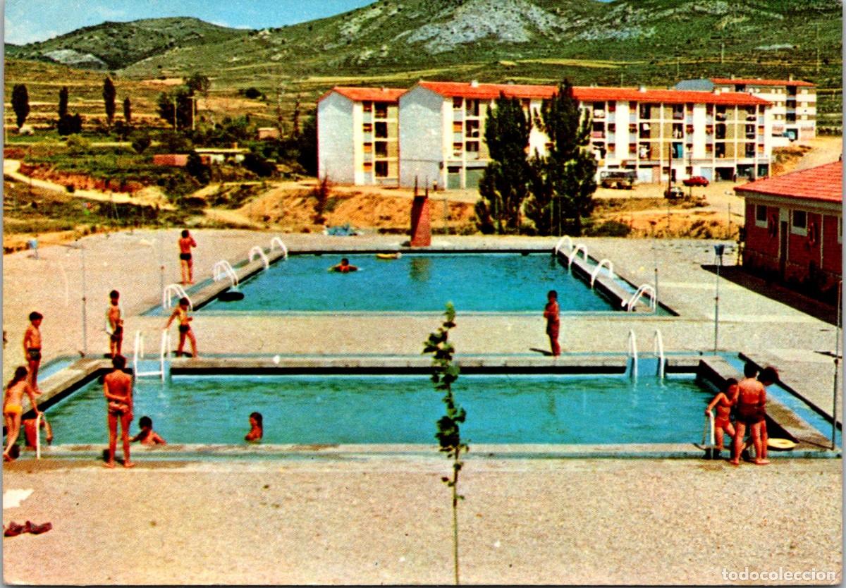 Postales: Utrillas (Teruel) - Polideportivo y Piscinas Municipales - Josan 7 - 149x104mm - In&eacute;dita en Todocole