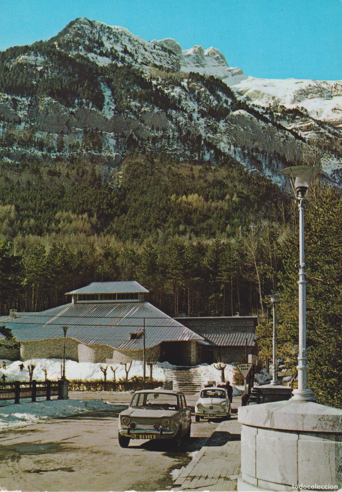 Postales: CANFRANC, IGLESIA NUEVA Y BARRANCO ESTIVELLA - ED.SICILIA N&ordm;14 - S/C
