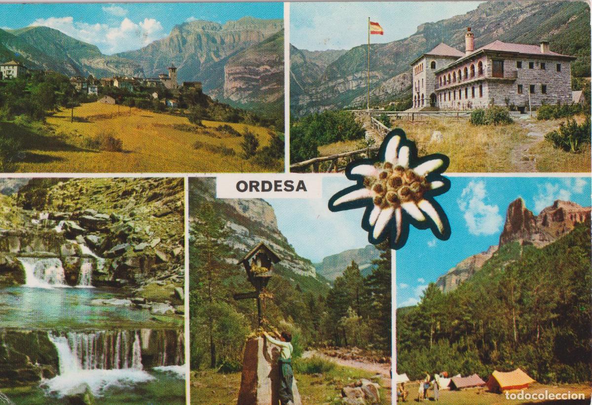 Postales: HUESCA, PARQUE NACIONAL DE ORDESA - A.CAMPA&Ntilde;A SERIE II N&ordm;50075 - CIRCULADA