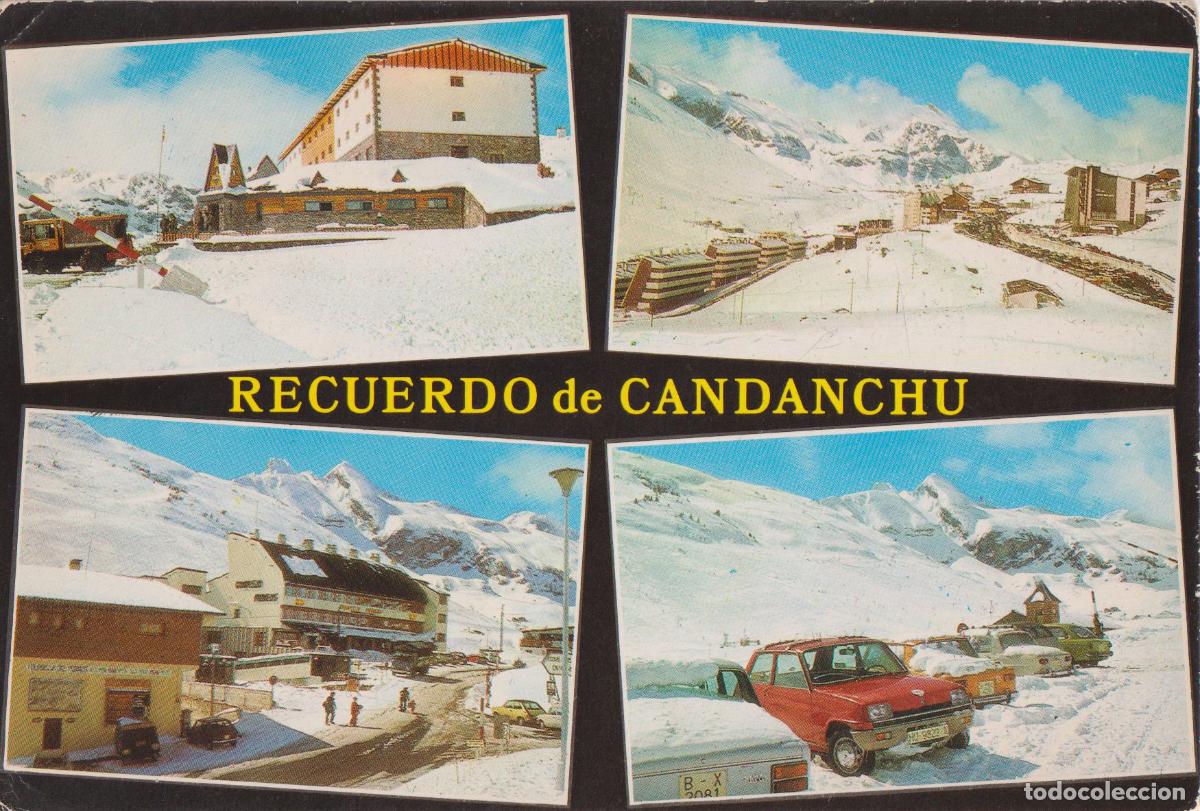 Postales: HUESCA, CANDANCHU, ESTACI&Oacute;N DE ESQUI - FOTO PE&Ntilde;ARROYA N&ordm;190 - ESCRITA