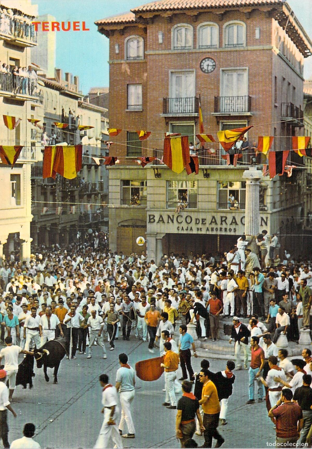 Postales: Postal de Teruel Fiestas de la Vaquilla del Angel en Espa&ntilde;a