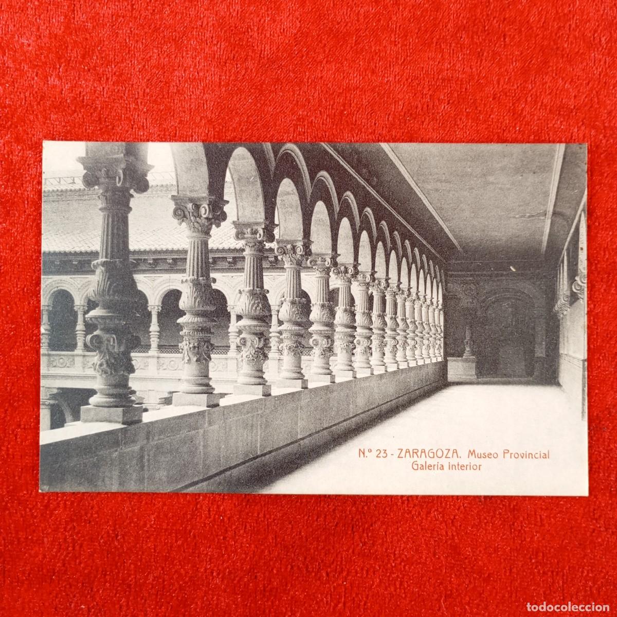 Postales: POSTAL - ZARAGOZA - MUSEO PROVINCIAL - GALER&Iacute;A INTERIOR - N&ordm; 23 - THOMAS - RAR&Iacute;SIMA / 2117
