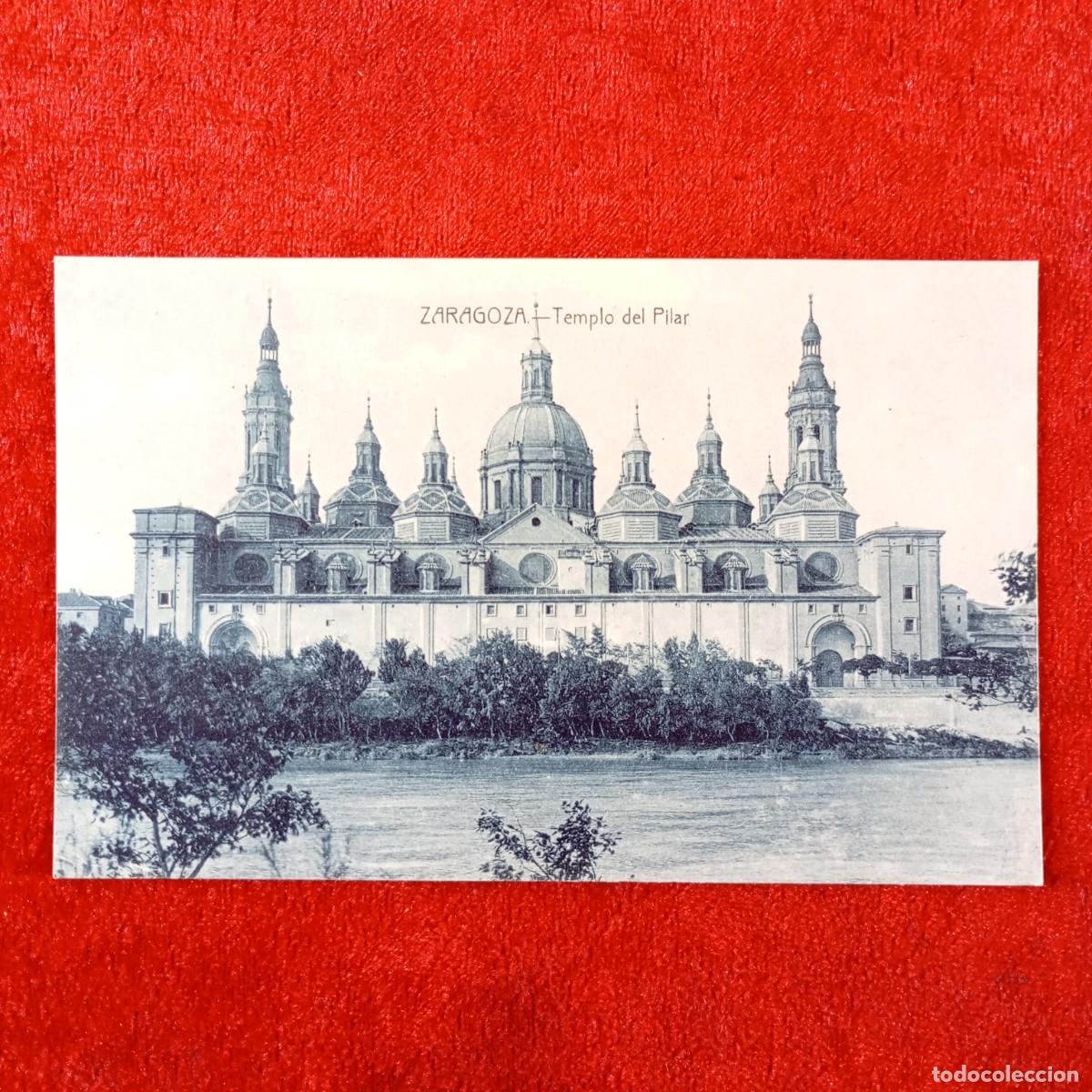 Postales: POSTAL - ZARAGOZA - TEMPLO DEL PILAR - C. 1900 - RAR&Iacute;SIMA / 2324