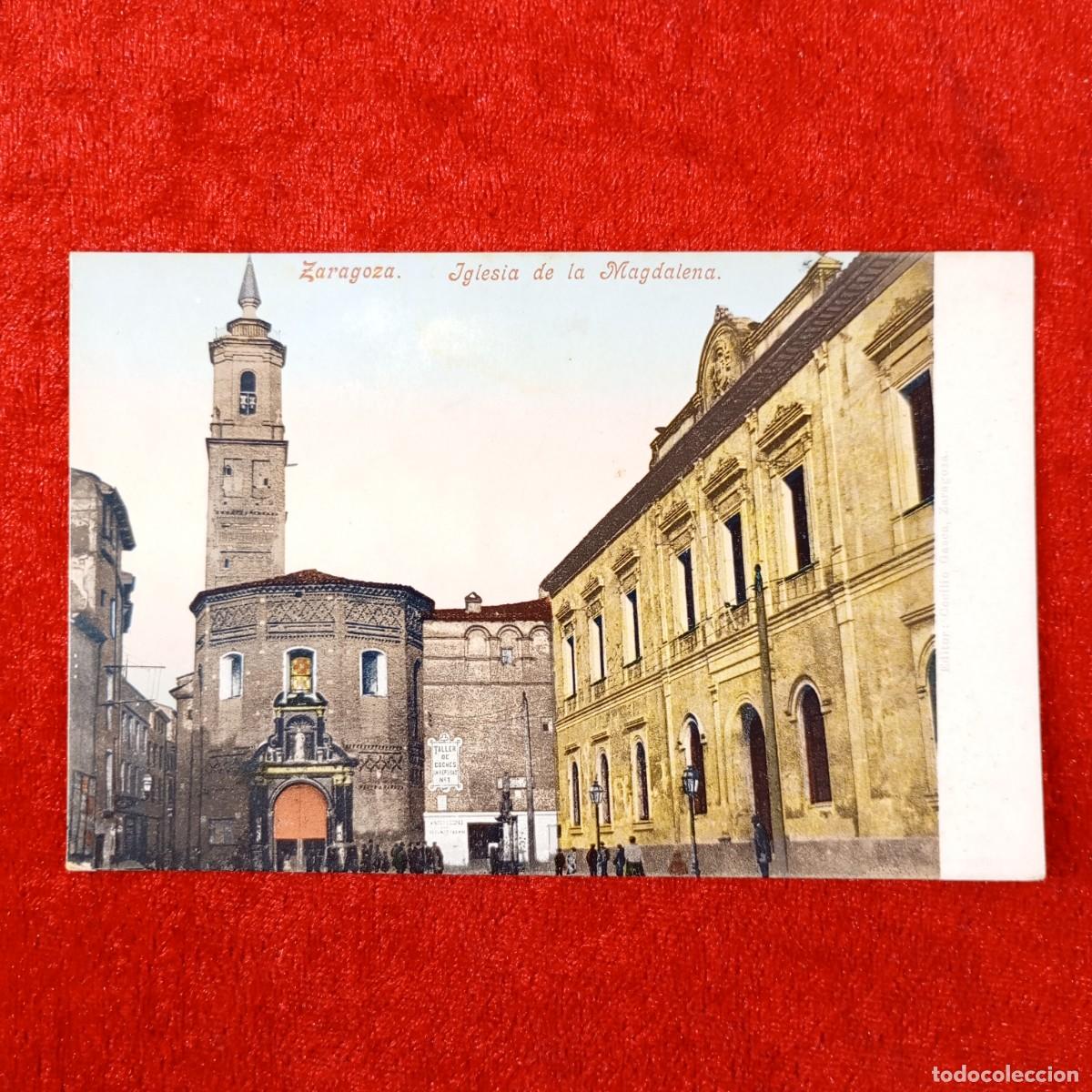 Postales: POSTAL - ZARAGOZA - IGLESIA DE LA MAGDALENA - PURGER & CO - 2325 - RAR&Iacute;SIMA / 2381