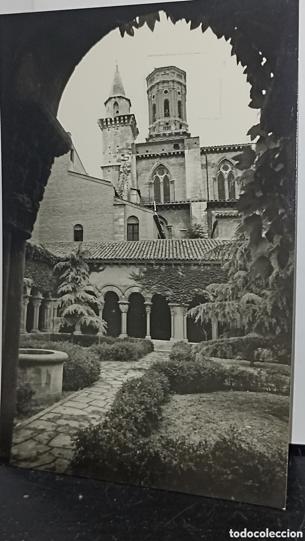 Postales: Tudela claustros y jardines de catedral
