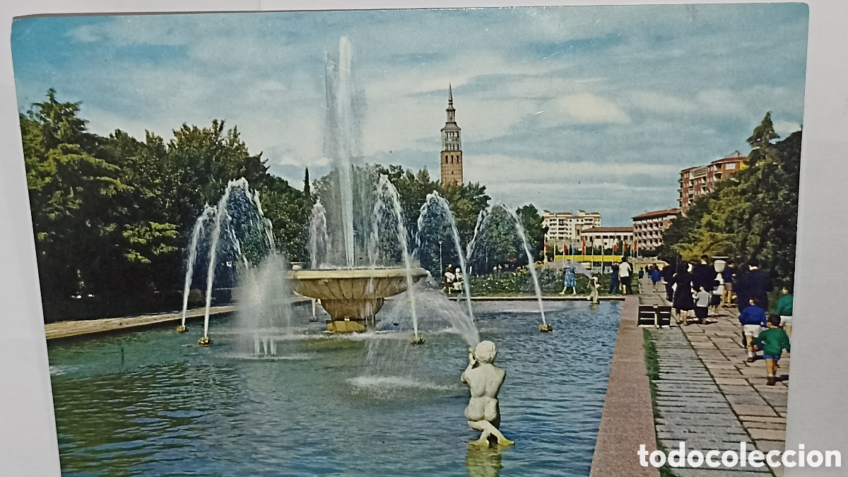 Postkarten: MINT!! Fuente parque de primo de Rivera